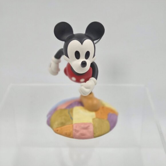 WDCC Mickey Mouse Thru the Mirror on Top of the World Sculpture with Cloisonné P - Picture 2 of 9